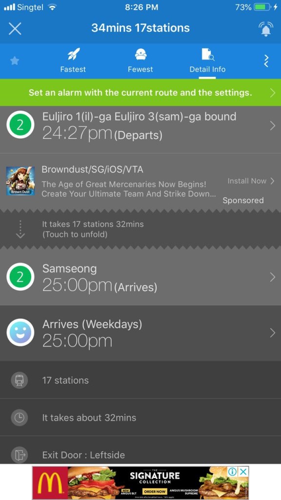 korea useful apps subway