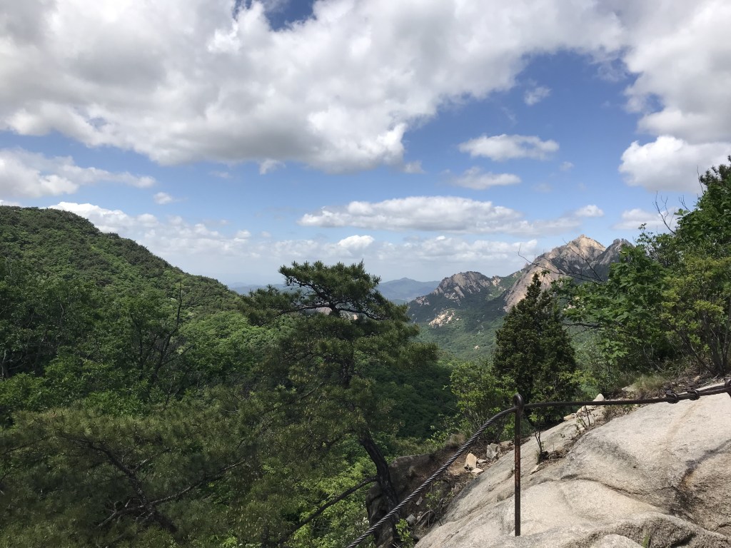 Bukhansan peak view