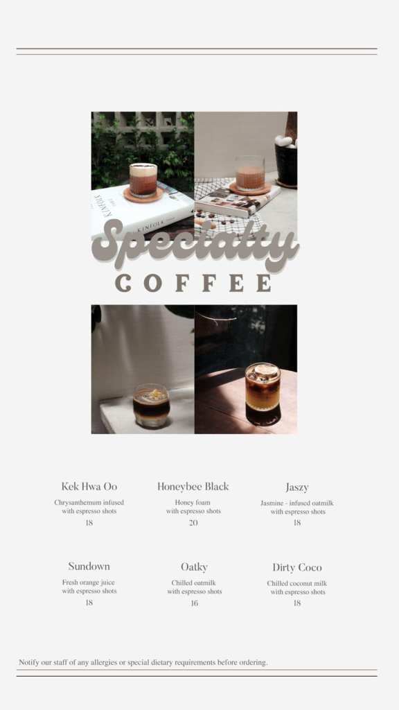 chapel street cafe menu