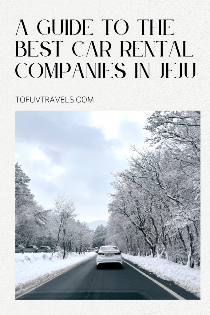 A guide to the best car rental companies in Jeju